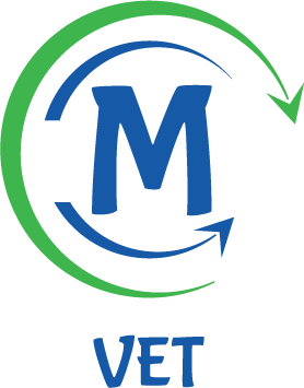 MVET logo in navbar.